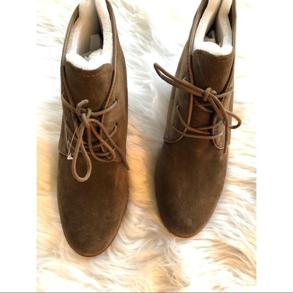 Franc Sarto suede wedge booties - Picture 5 of 5